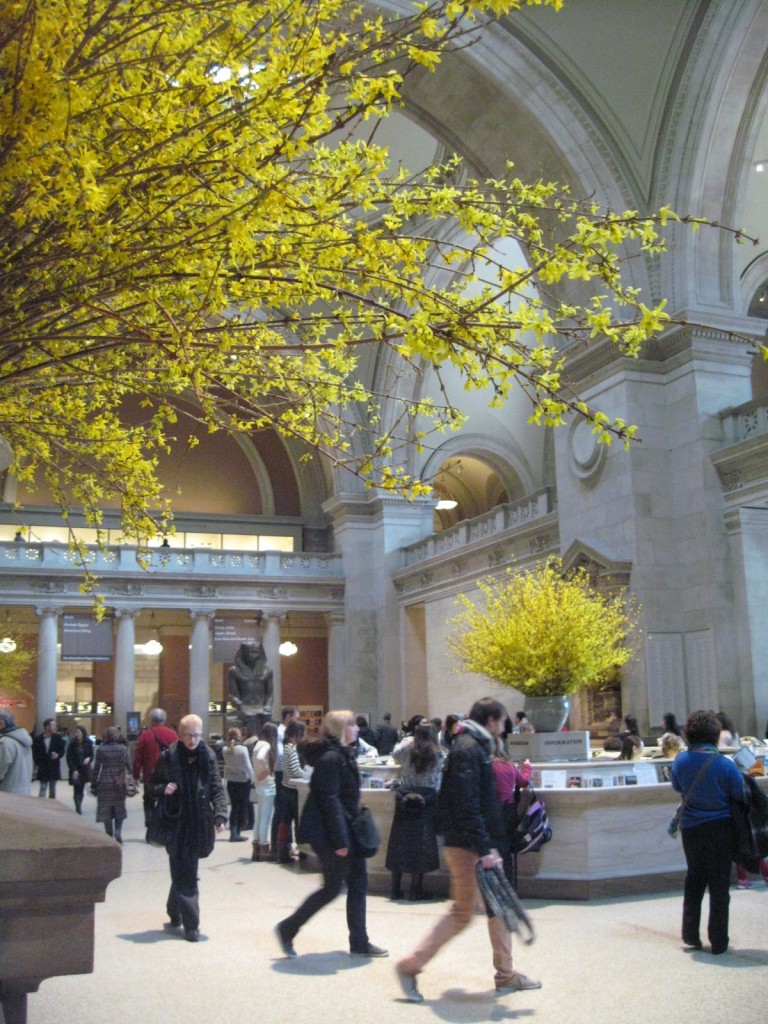 The lobby of the Metropolitan Museum of Art.